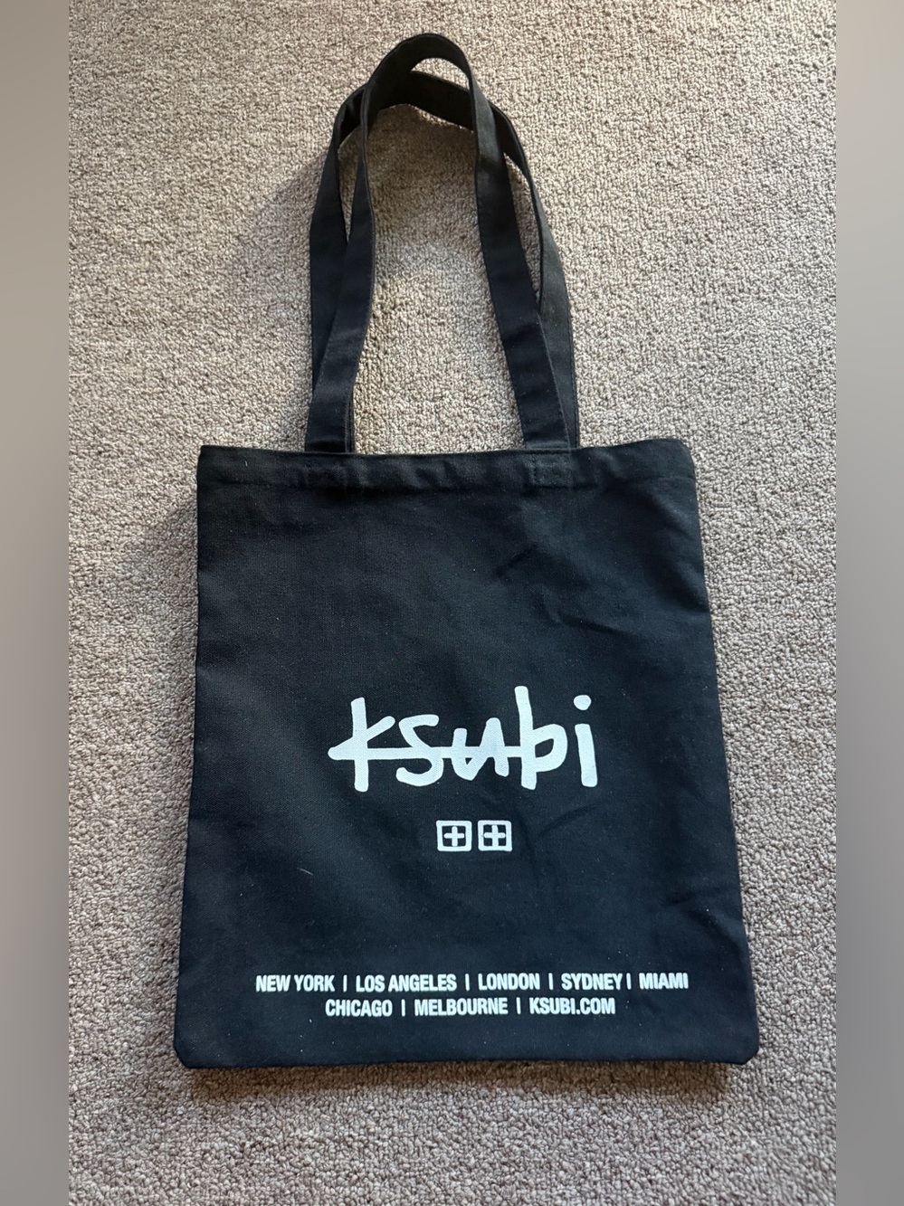 NWT Ksubi Black Kollector Tote Bag – 100% Recycled – NYC Store Exclusive
